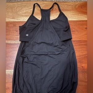 lululemon athletica Black Athletic Tank Top with built in bra